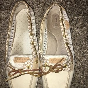Anchor print Sperry boat shoes